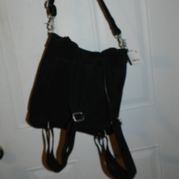 Free People Camilla Convertible Backpack Black NWT!! 🆕💥📦⌚🏃🏻💨⚡🚚 - Picture 9 of 13